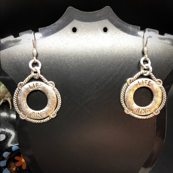 Life Ring Earrings - Picture 3 of 4